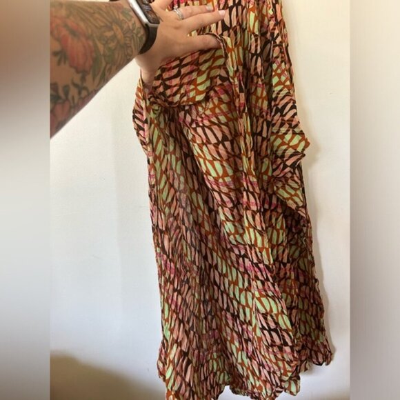 Free People FP One Sahara Jumpsuit Hand Printed Size Small - Picture 8 of 15